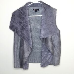 Ella Moss Lambswool Cashmere Angora Blend Knit Vest S